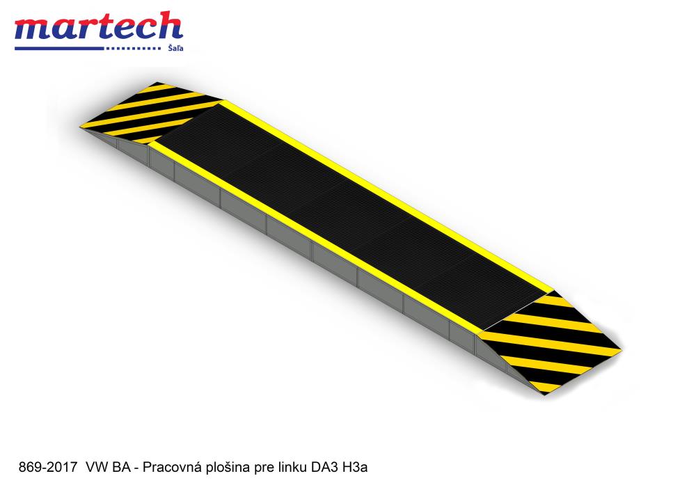 VW BA - Vozík pre paletu Bremmsdruckleitung