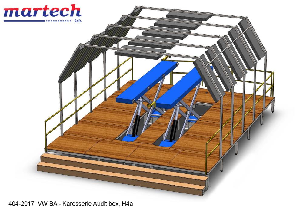 VW BA - Paleta pre Hilfsrahmen Hinterachse