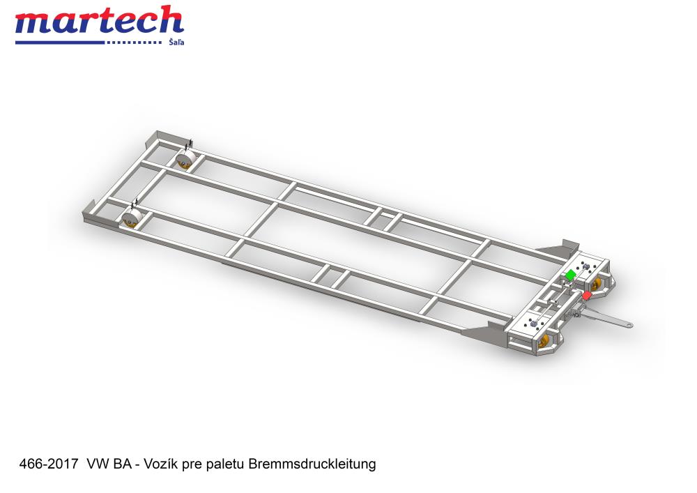 VW BA - Vozík pre diely