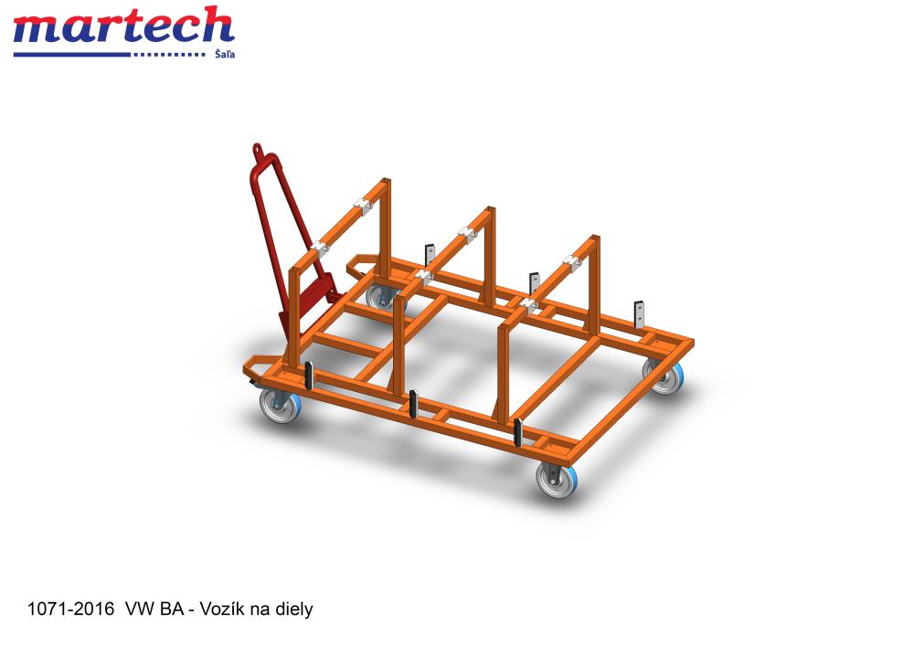 VW BA - Vozik pre diely